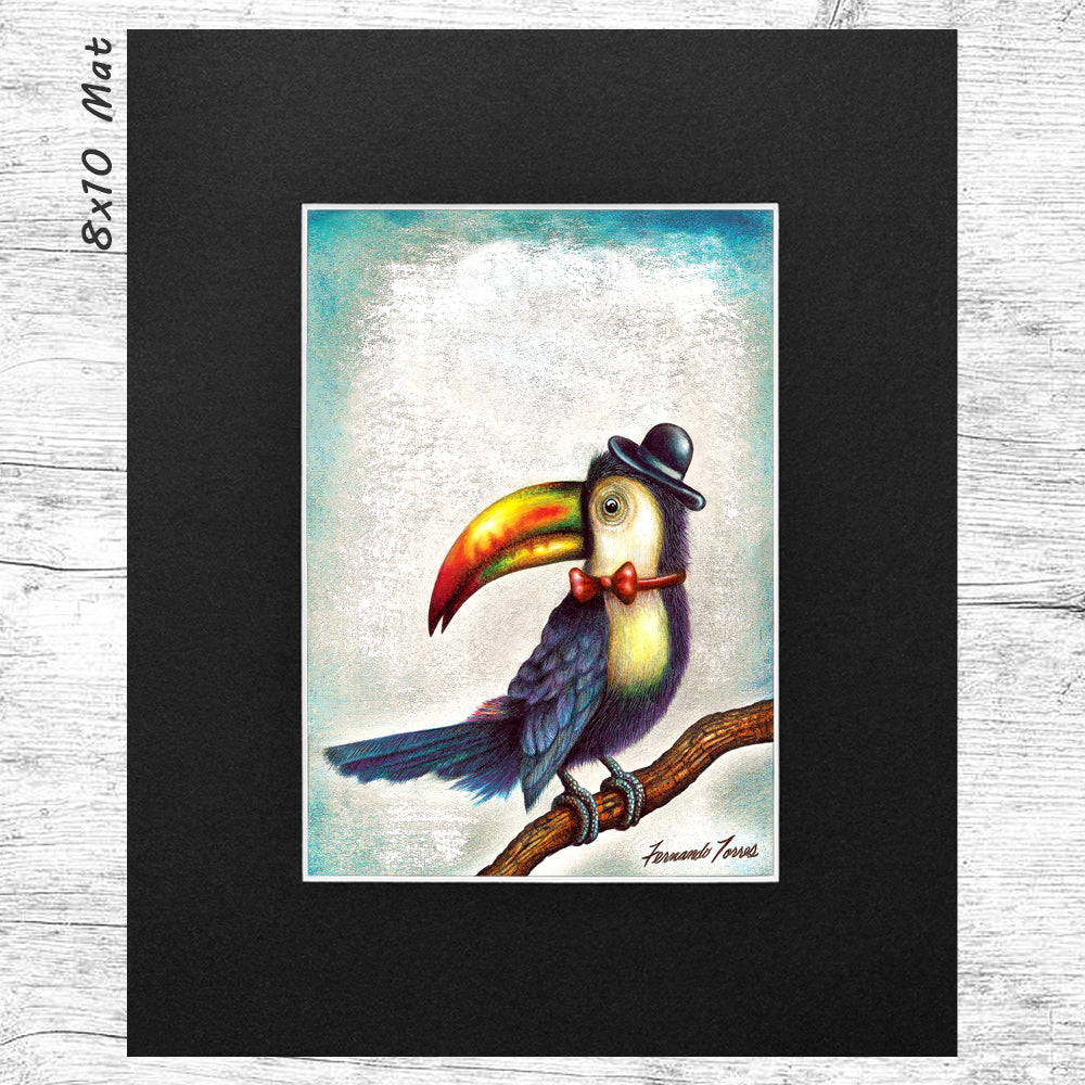 Mr Toucan (Matted) Art Print 5x7